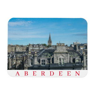 Los tejados de Aberdeen miran al imán de la nevera