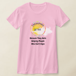 Los terapeutas se retiran porque la camiseta