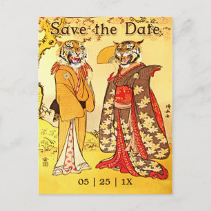Los tigres adorables salvan las invitaciones a la 