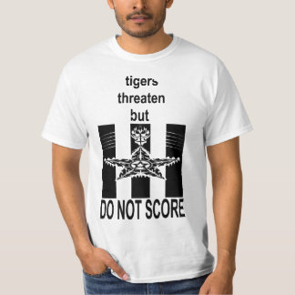 Los tigres amenazan pero no anotan camisetas