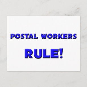 ¡Los trabajadores postales gobiernan!