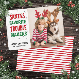 Los traviesos favoritos de Santa divertida Navidad