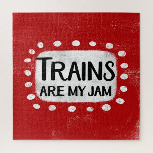 Los trenes son mi rompecabezas de jam jigsaw