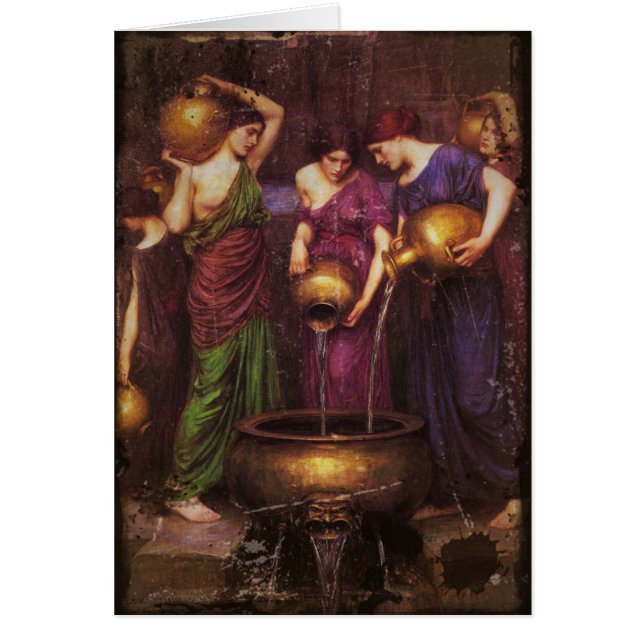 Los tres Danaides Llenando Cauldron (Frente)
