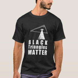 Los triángulos negros importan a la camiseta de lo