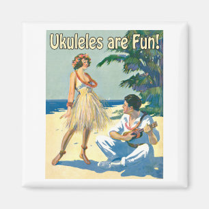 ¡Los Ukes Son Divertidos! Imán