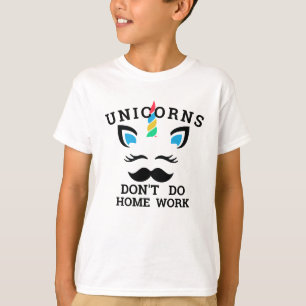 Los unicornios no hacen camiseta de té casero