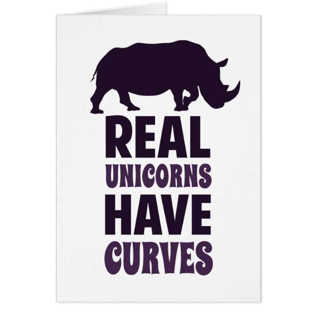 Los unicornios reales tienen curvas (Frente)