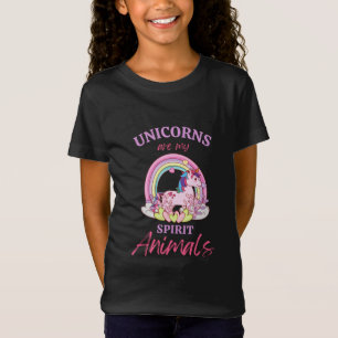 Los Unicornios Son La Camiseta De Mis Animales Esp