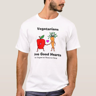 Los vegetarianos tienen buena camiseta de los