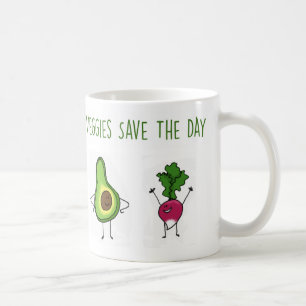 Los Veggies ahorran la taza del aguacate y del