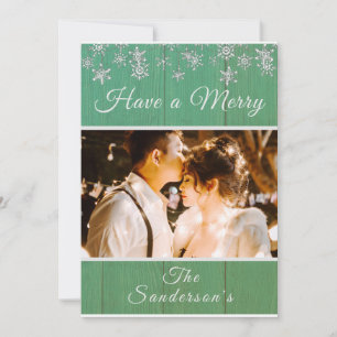 Los verdes rusos tienen una tarjeta navideña