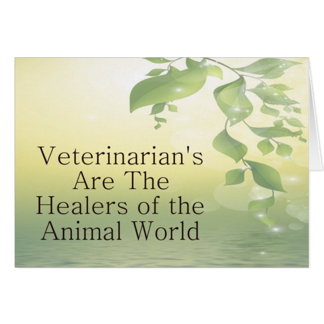 Los veterinarios son curadores (Anverso (Horizontal))