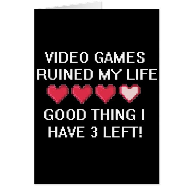Los videojuegos arruinaron mi estilo de vida 1 (Frente)
