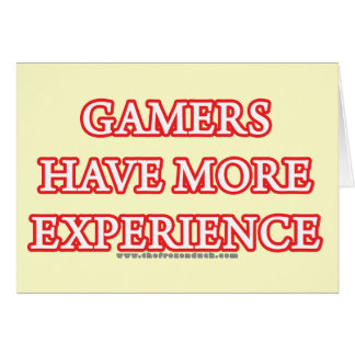 Los videojugadores tienen más experiencia