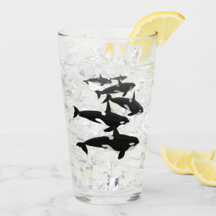 Los vidrios de cristal de las orcas de la ballena