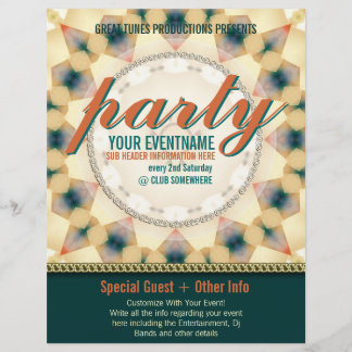 Los volantes de Fiesta de la moderna Tribal Sunshi