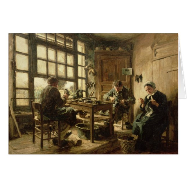 Los zapateros, 1880 (Anverso (Horizontal))