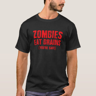 Los ZOMBIS COMEN la camiseta gráfica de los