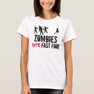 Los zombis de las mujeres odian la camiseta de los