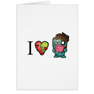 ¡Los zombis de los cerebros I <3 están por todas