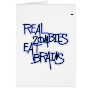 ¡Los zombis reales comen cerebros!
