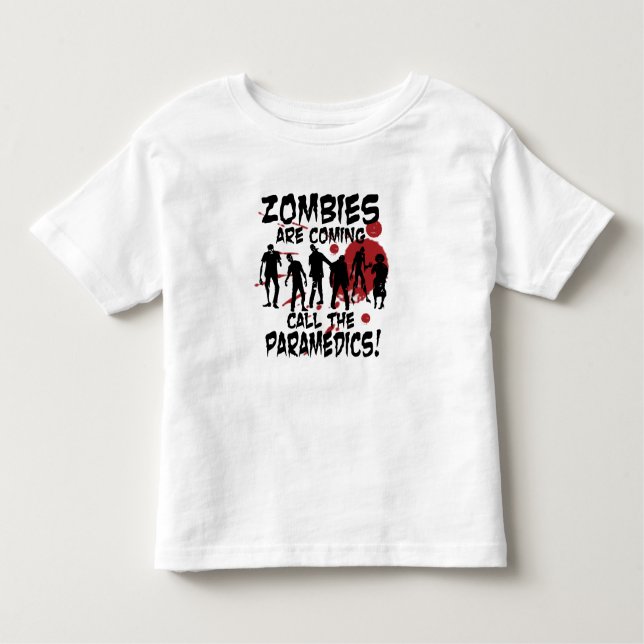 Los zombis son llamada que viene la camisa del (Anverso)