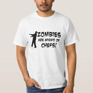 Los zombis tienen miedo de la camiseta valorada