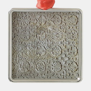 Losa bizantina con la decoración cruciforme,