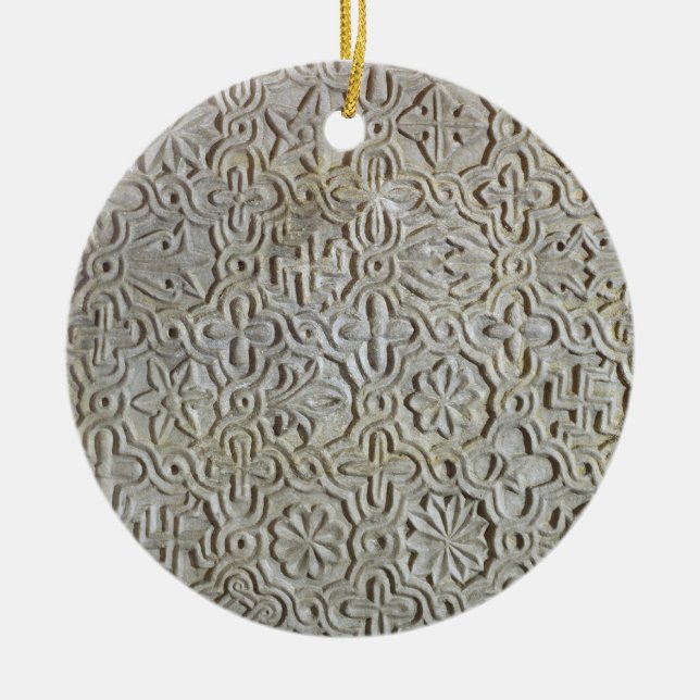 Losa bizantina con la decoración cruciforme, (Frente)