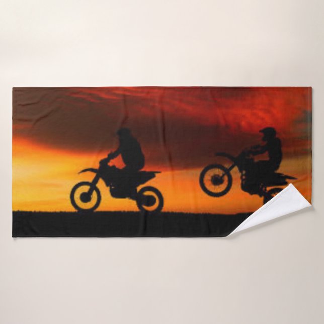 Lot serviette moto (Toalla de baño)