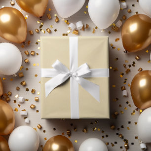 Lote clásico: Rollo de papel de envolver crema de 