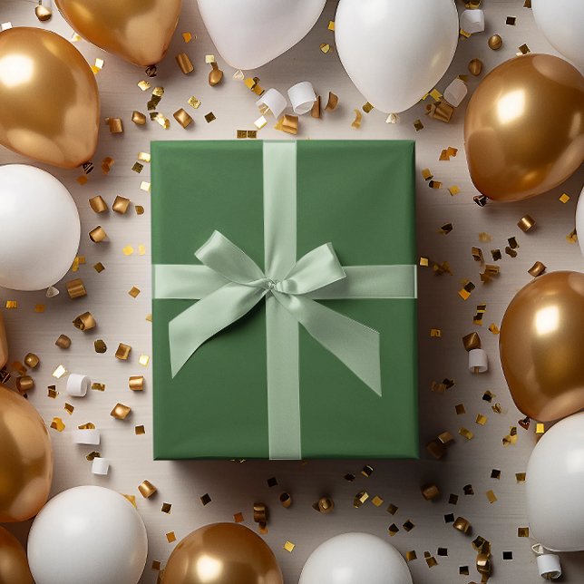 Lote Clásico: Rollo de Papel de Regalo Verde Esmer (Subido por el creador)