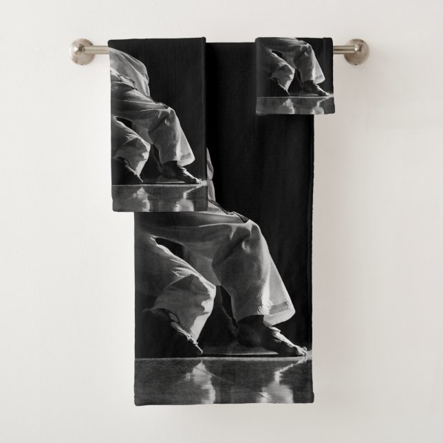 Lote de toallas de baño TAEKWONDO de las PRUEBAS (In situ)