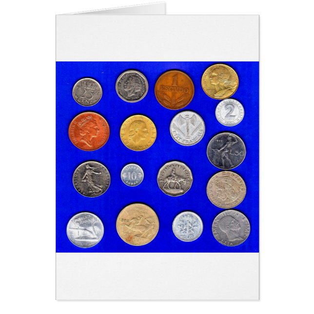 lotería monedas extranjeras antiguas (Frente)