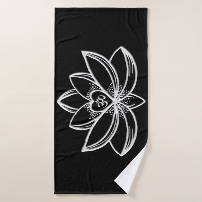 Loto de Plata  (Toalla de baño)
