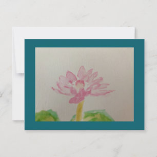 ¡Lotus! Color de agua / tarjeta