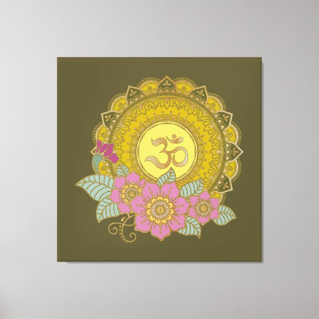 Lotus De La OM - Lienzo Envuelto (Anverso)