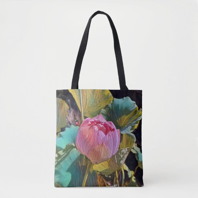 'Lotus Delight' - Bolsa Tote (Anverso)