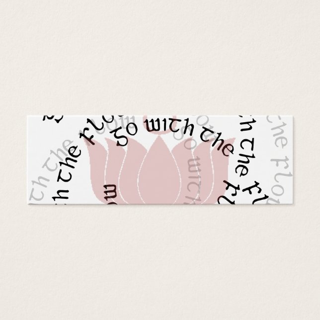 Lotus Flower va con el flujo (Frente)