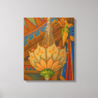 Lotus Light - Impresión de la lámpara de araña del