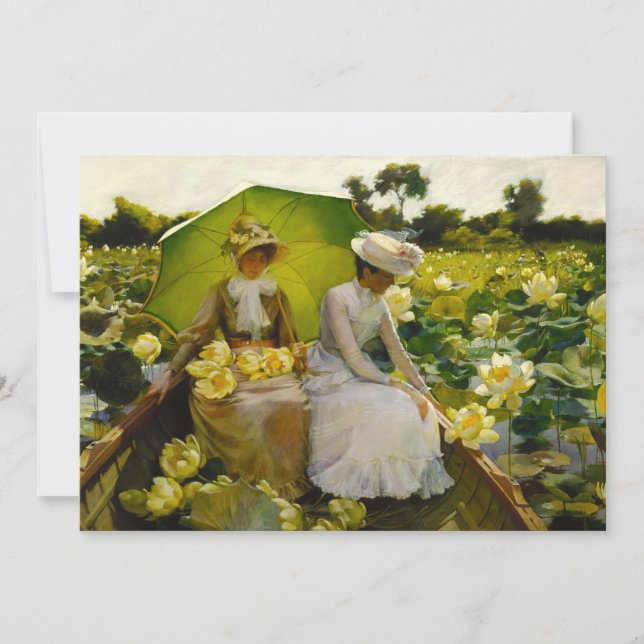 Lotus Lilies | Charles Courtney Curran (Anverso)