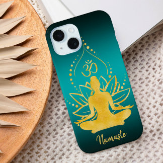 Lotus & Om - Nombre personalizado Minimalista