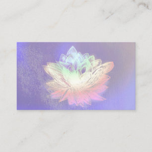 Lotus, Reiki, espiritual, tarjetas de negocios Pas