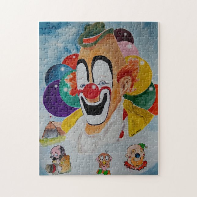 Lou Jacobs Clown Puzzle (Vertical)