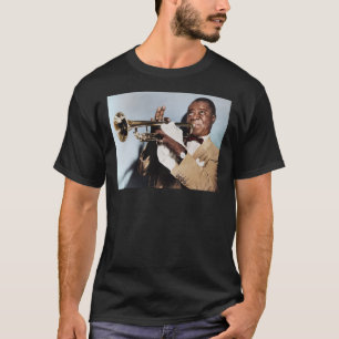 Louis Armstrong, camiseta clásica coloreada de 195