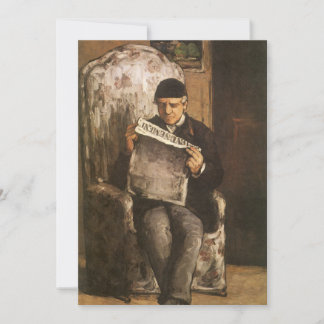Louis Auguste Cezanne Padre del artista leyendo