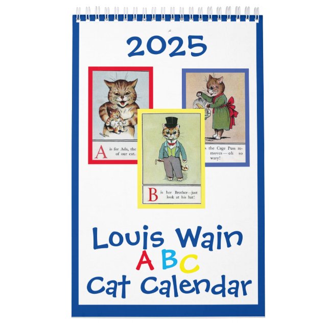 Louis Wain ABC Cats, Calendario (Tapa)