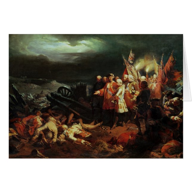 Louis XV que visita el campo de la batalla (Anverso (Horizontal))