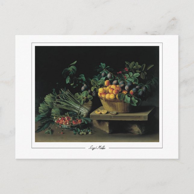 Louise Moillon #10 - Postales Bellas Artes (Anverso)